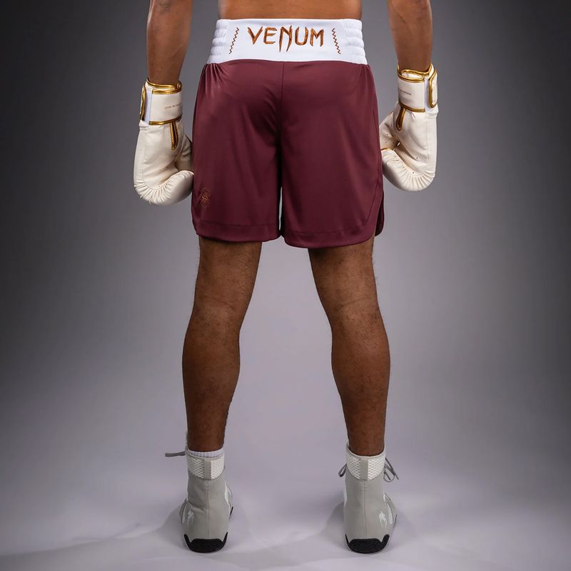 Férfi edzőshort Venum Classic Boxing burgundy 3