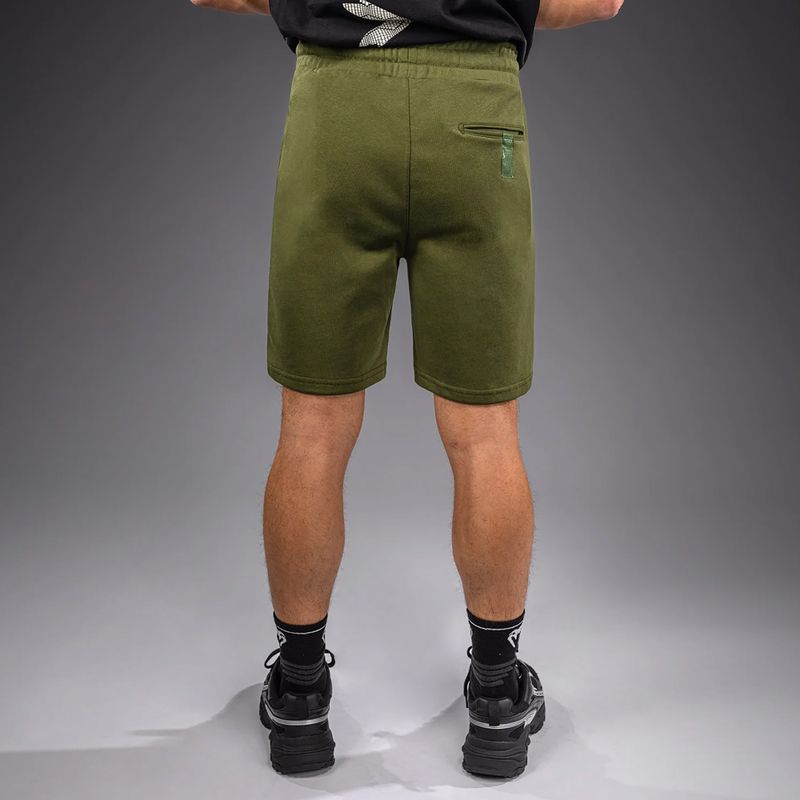 Férfi edzőshort Venum Classic Fleece Cotton khaki 3