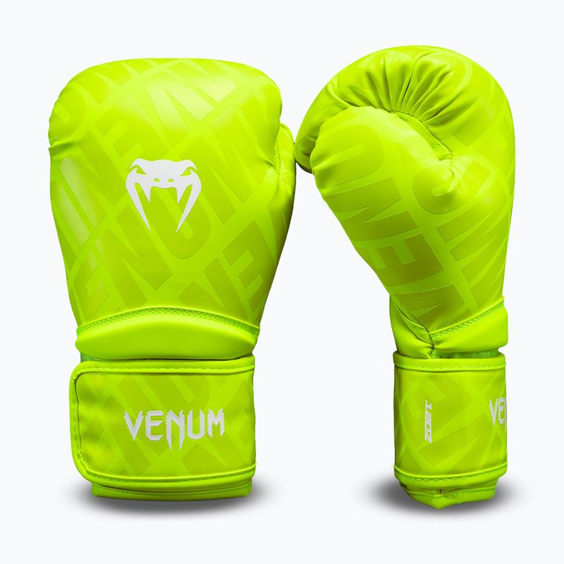 Boxkesztyű Venum Contender 1.5 XT 3D Boxing neon yellow 2