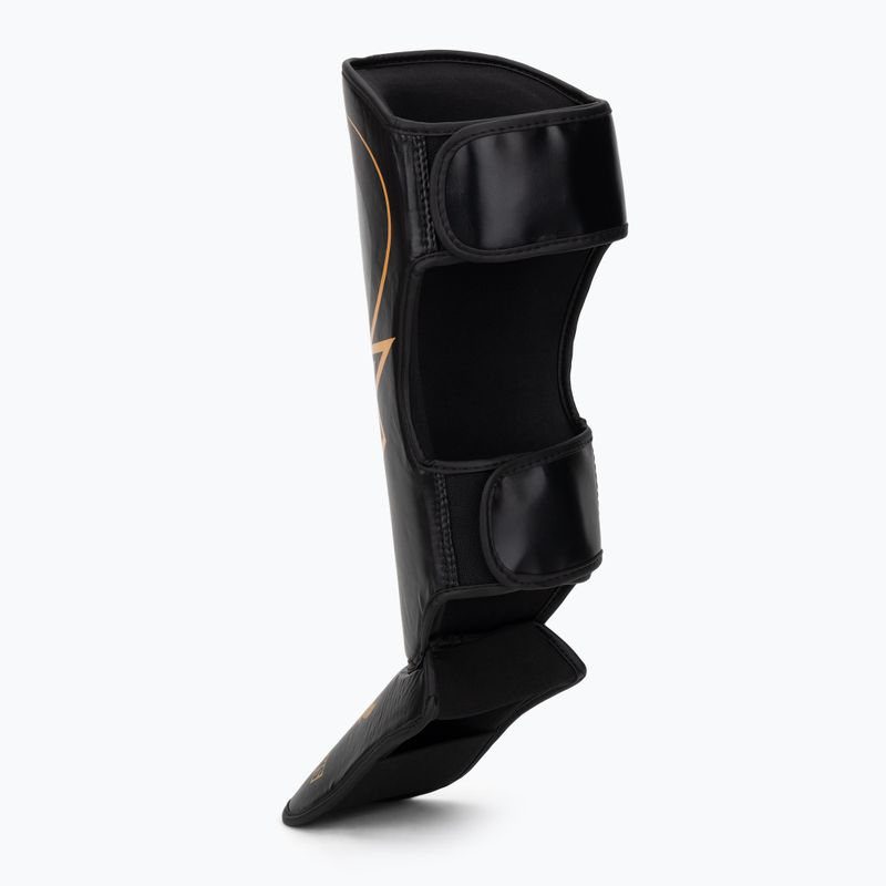 Sípcsont- és lábfejvédők Venum Ringhorns Charger Shin black/gold 3