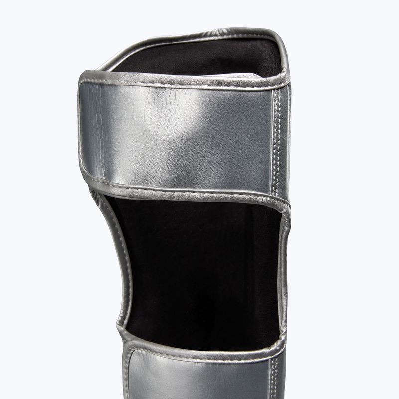 Sípcsont- és lábfejvédők Venum Ringhorns Charger Shin silver/black 4