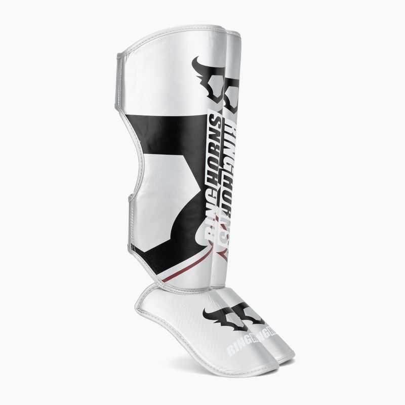 Sípcsont- és lábfejvédők Venum Ringhorns Charger Shin silver/black