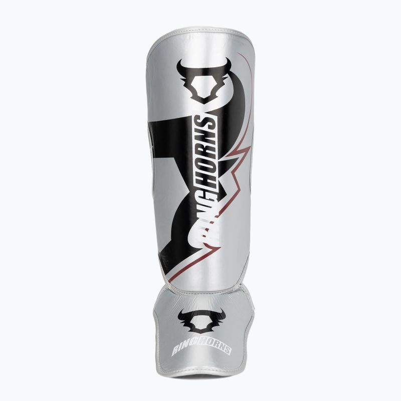 Sípcsont- és lábfejvédők Venum Ringhorns Charger Shin silver/black 4