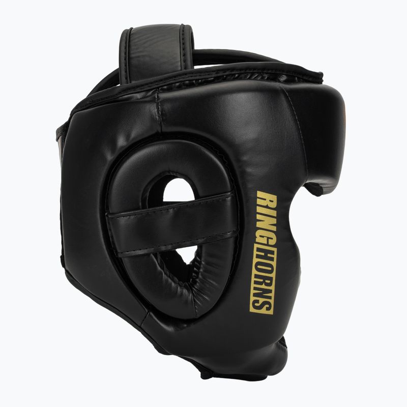 Bokszisak Venum Ringhorns Charger Headgear black/gold 2