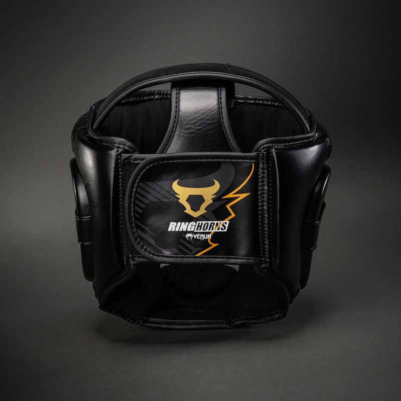 Bokszisak Venum Ringhorns Charger Headgear black/gold 3