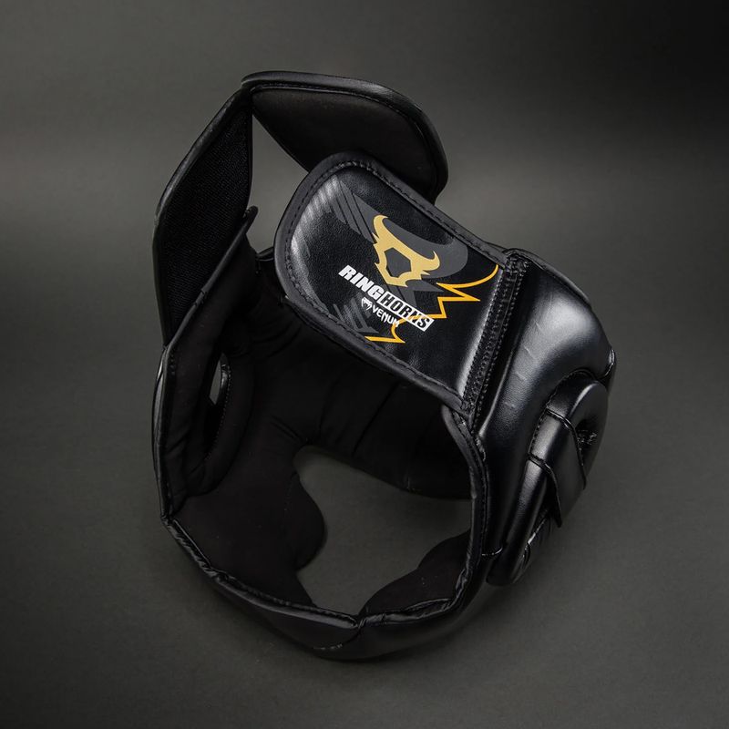 Bokszisak Venum Ringhorns Charger Headgear black/gold 6
