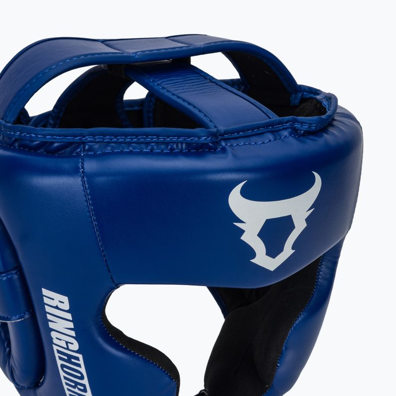 Bokszisak Venum Ringhorns Charger Headgear navy blue/red 4