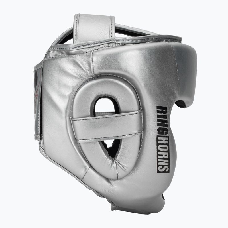 Bokszisak Venum Ringhorns Charger Headgear silver/black 2
