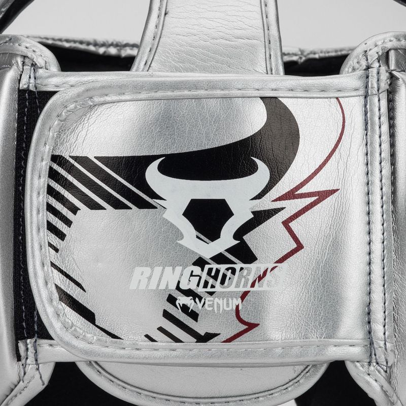 Bokszisak Venum Ringhorns Charger Headgear silver/black 5