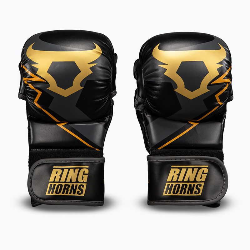 Sparring kesztyűk Venum Ringhorns Charger black/gold 2