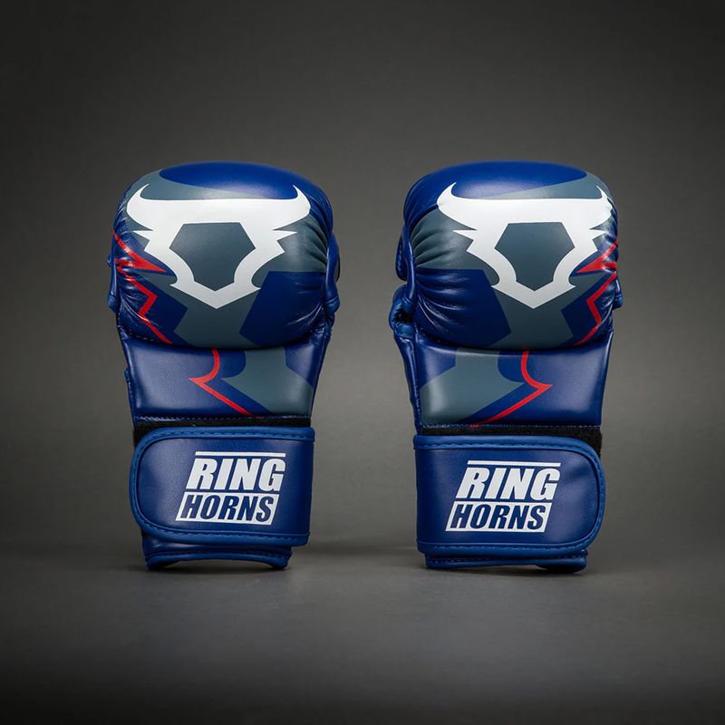 Sparring kesztyűk Venum Ringhorns Charger navy blue/red 2