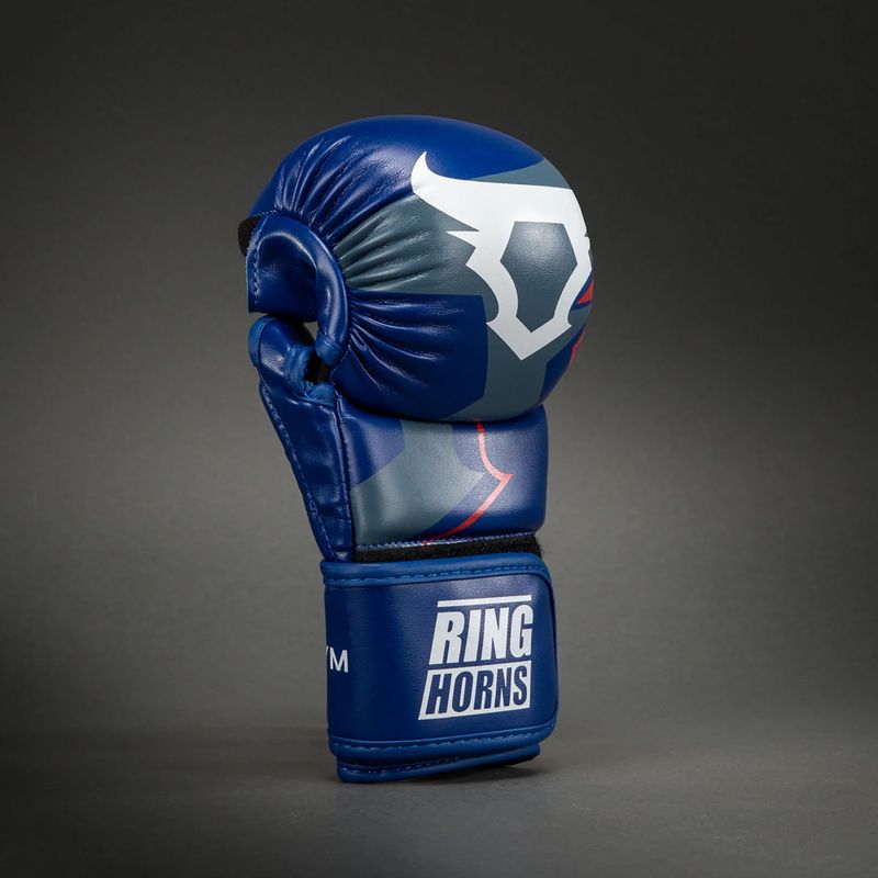 Sparring kesztyűk Venum Ringhorns Charger navy blue/red 3