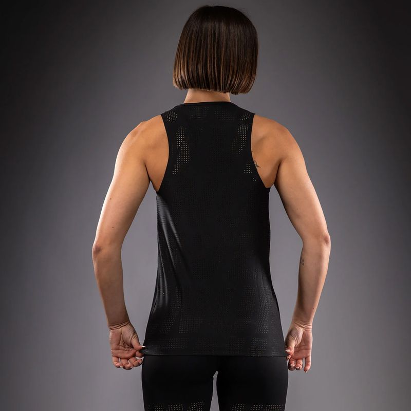 Női póló Venum Lazer Dry Tech black/yellow 3