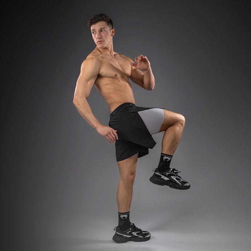 Férfi edzőshort Venum Lazer black/grey 11