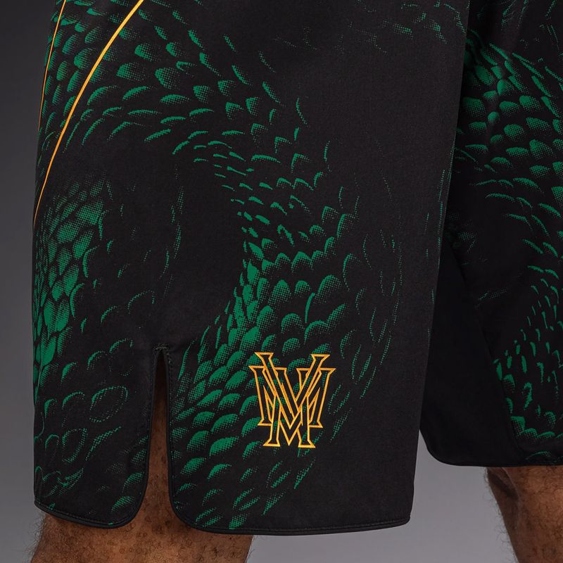 Férfi edzőshort Venum Matupa Fightshorts black/green/gold 6