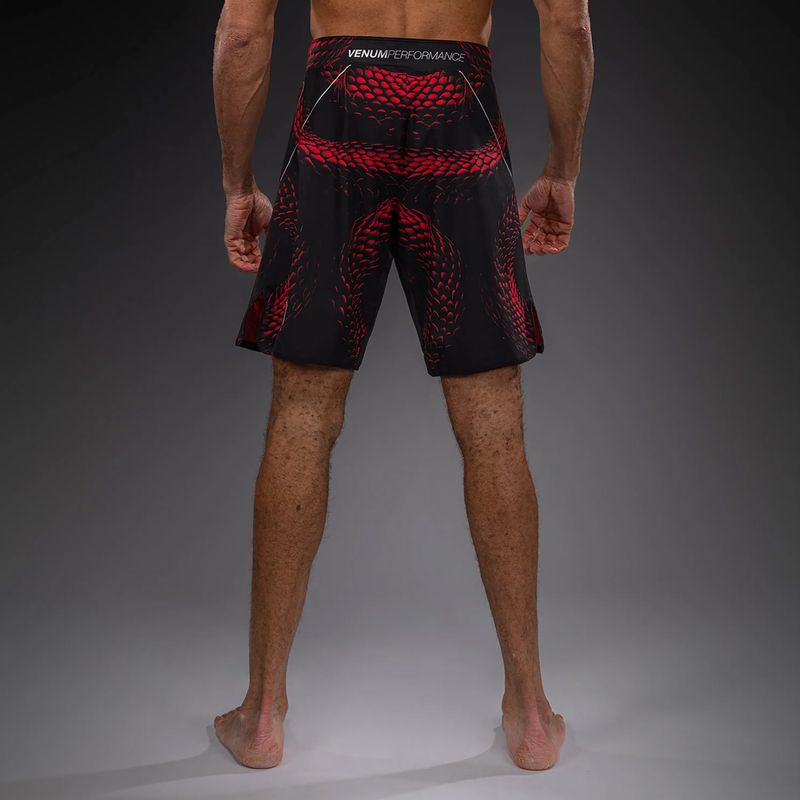 Férfi edzőshort Venum Matupa Fightshorts black/red/silver 3