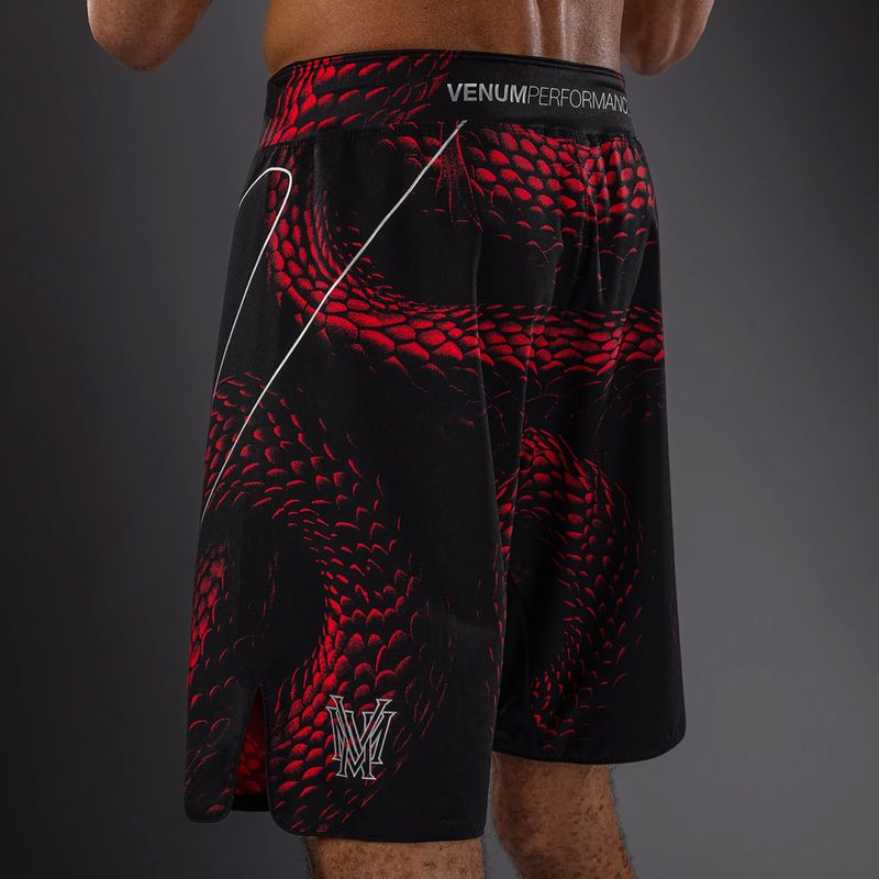 Férfi edzőshort Venum Matupa Fightshorts black/red/silver 5