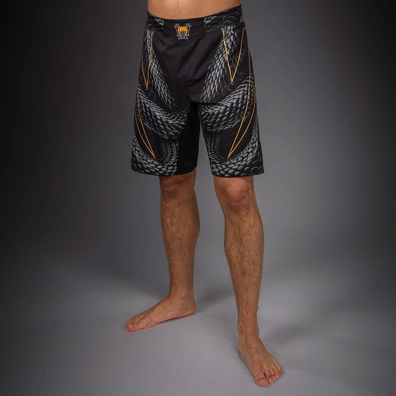 Férfi edzőshort Venum Matupa Fightshorts black/grey/gold 5