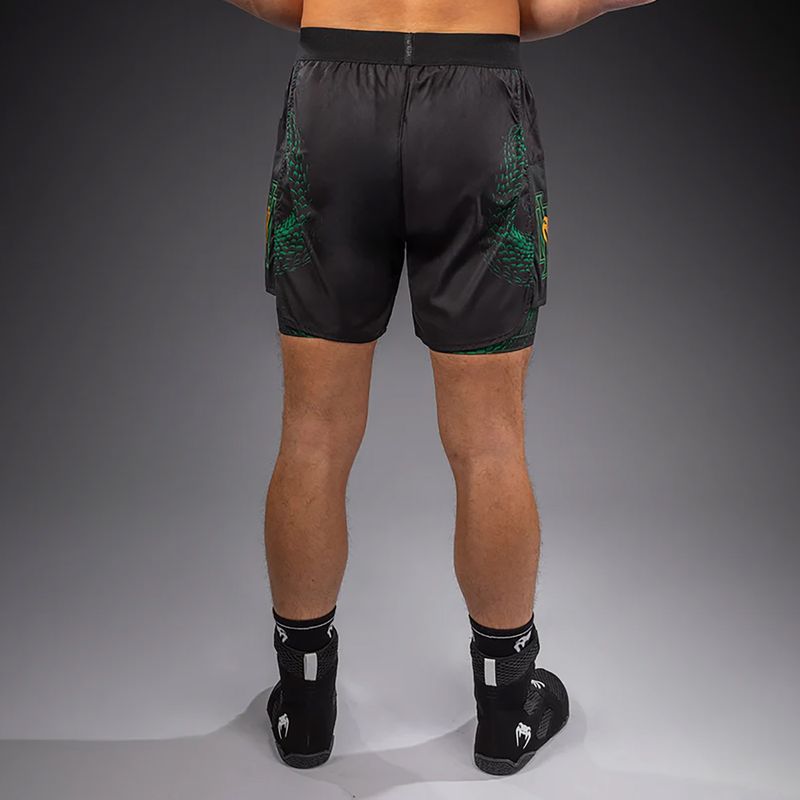 Férfi edzőshort Venum Matupa Training black/green/gold 2