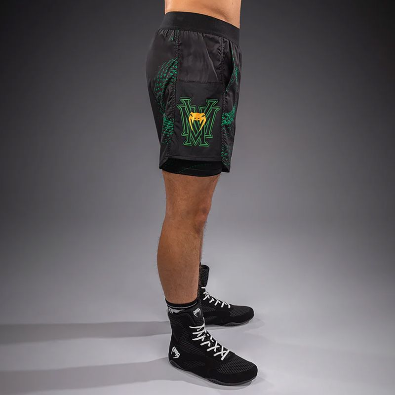 Férfi edzőshort Venum Matupa Training black/green/gold 3