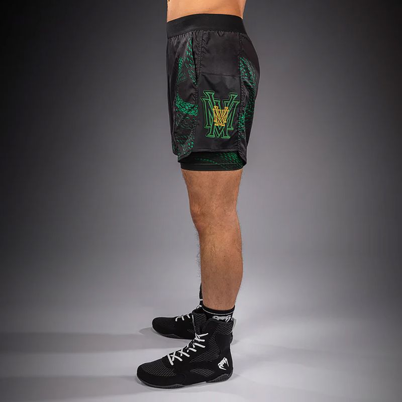 Férfi edzőshort Venum Matupa Training black/green/gold 4