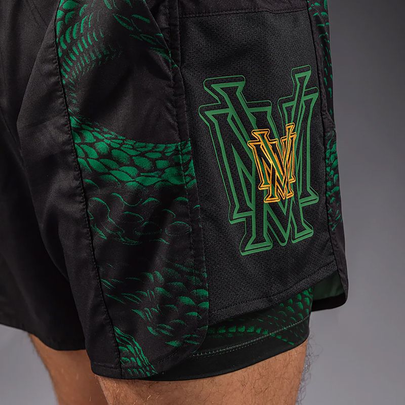 Férfi edzőshort Venum Matupa Training black/green/gold 5