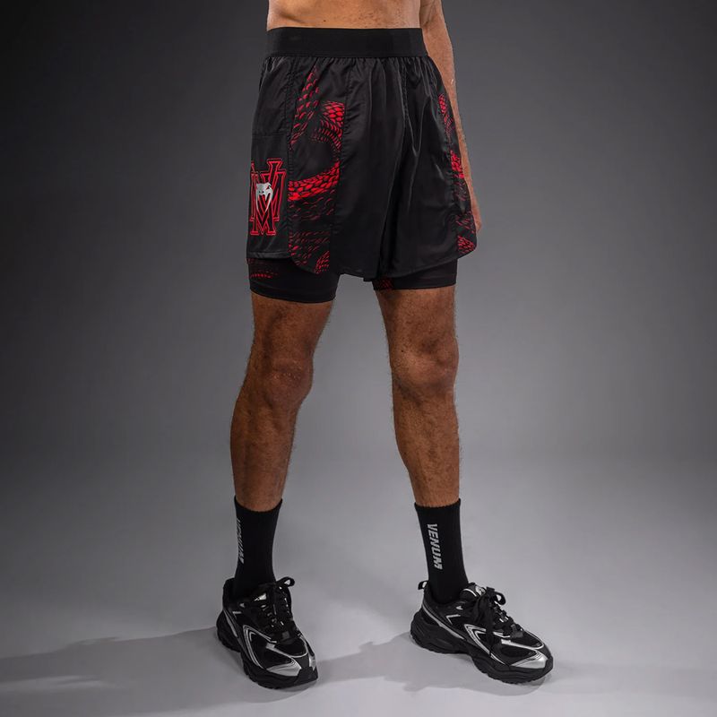 Férfi edzőshort Venum Matupa Training black/red/silver 4