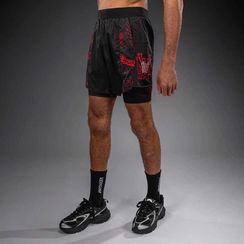 Férfi edzőshort Venum Matupa Training black/red/silver 5