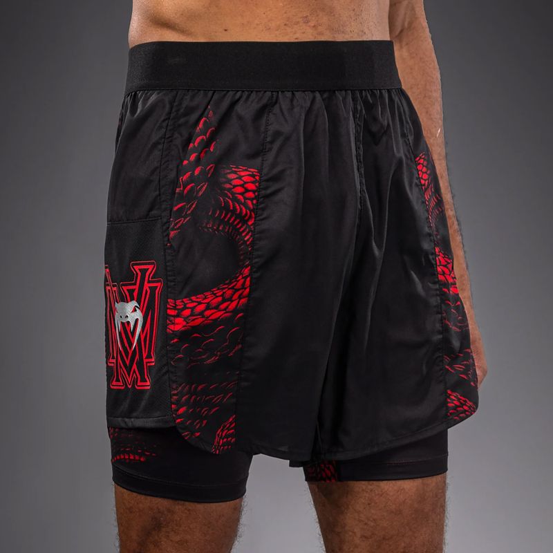 Férfi edzőshort Venum Matupa Training black/red/silver 6