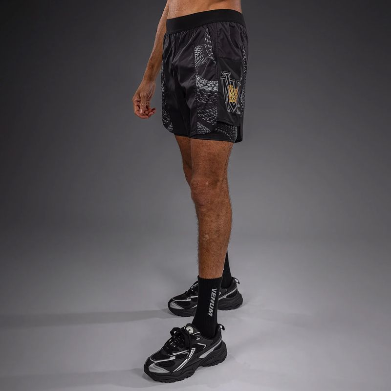 Férfi edzőshort Venum Matupa Training black/grey/gold 4
