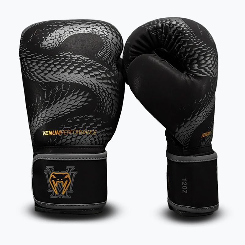 Boxkesztyű Venum Matupa Boxing black/grey/gold