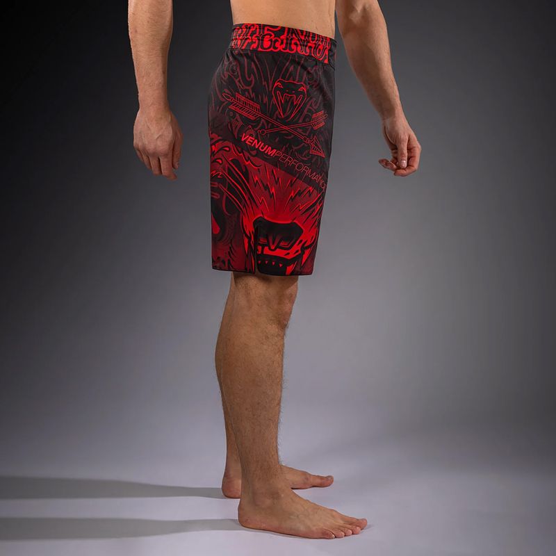 Férfi edzőshort Venum Wolf Atak Fightshorts black/red 5