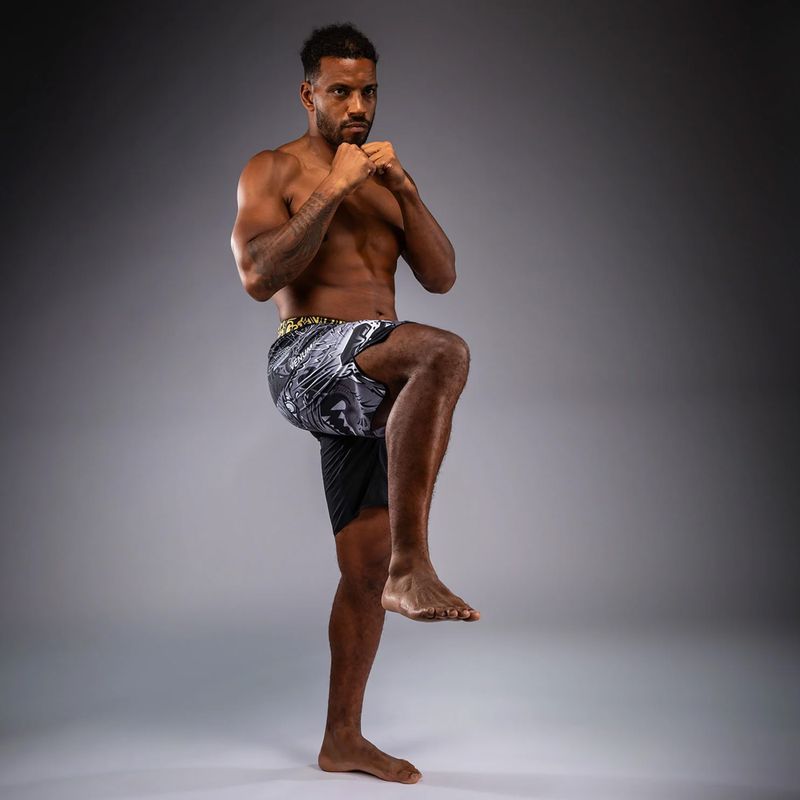 Férfi edzőshort Venum Wolf Atak Fightshorts black/grey 2