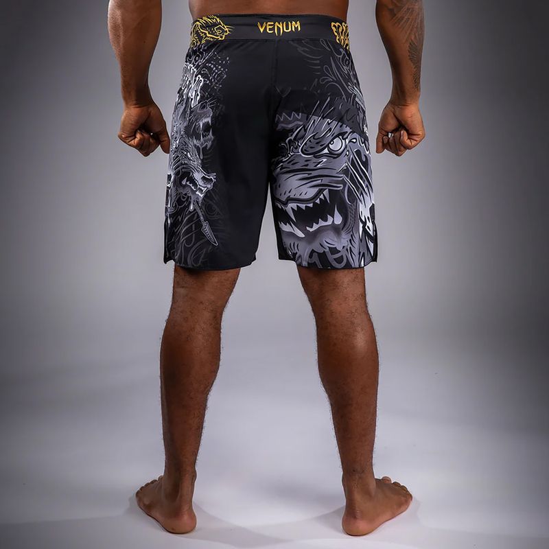 Férfi edzőshort Venum Wolf Atak Fightshorts black/grey 3