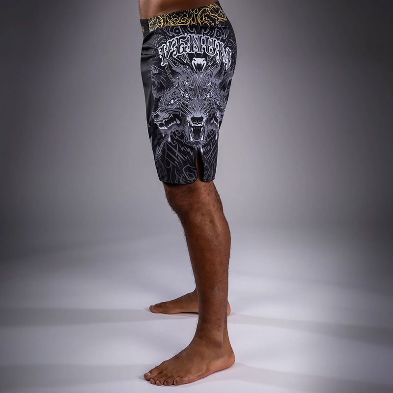 Férfi edzőshort Venum Wolf Atak Fightshorts black/grey 5