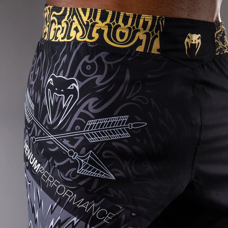 Férfi edzőshort Venum Wolf Atak Fightshorts black/grey 6