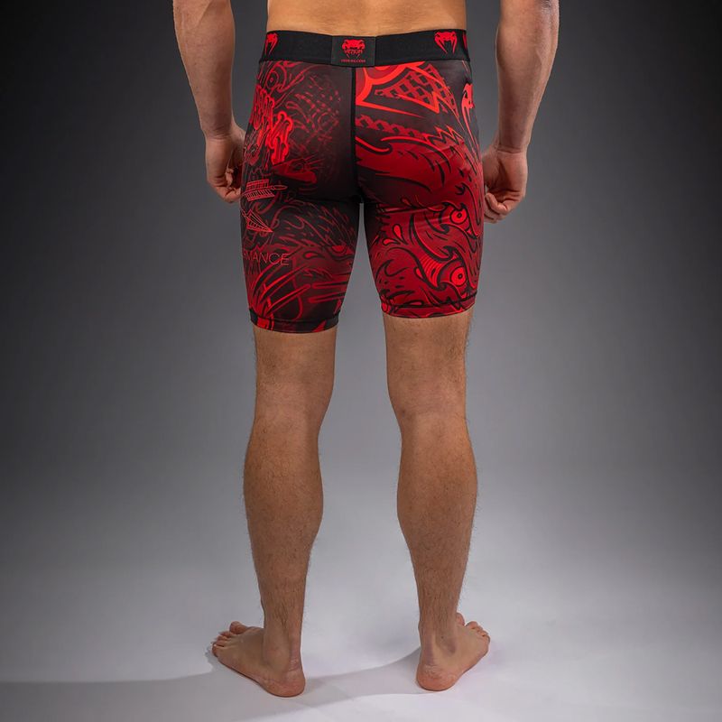 Férfi edzőshort Venum Wolf Attack Vale Tudo Shorts black/red 3
