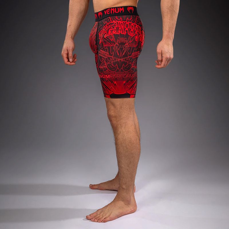 Férfi edzőshort Venum Wolf Attack Vale Tudo Shorts black/red 4