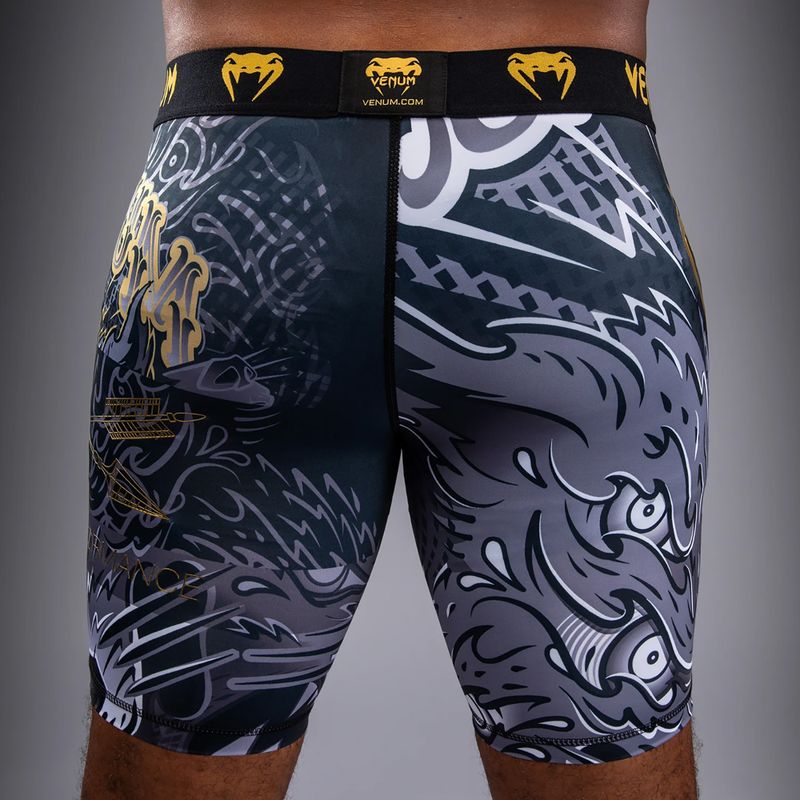 Férfi edzőshort Venum Wolf Attack Vale Tudo Shorts black/grey 6