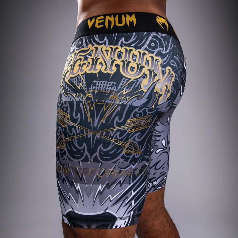 Férfi edzőshort Venum Wolf Attack Vale Tudo Shorts black/grey 7