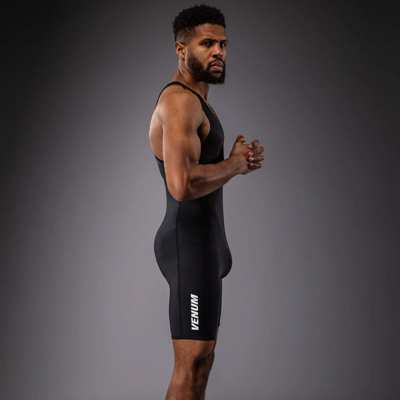 Férfi overál Venum Challenger Wrestling Singlet black 4
