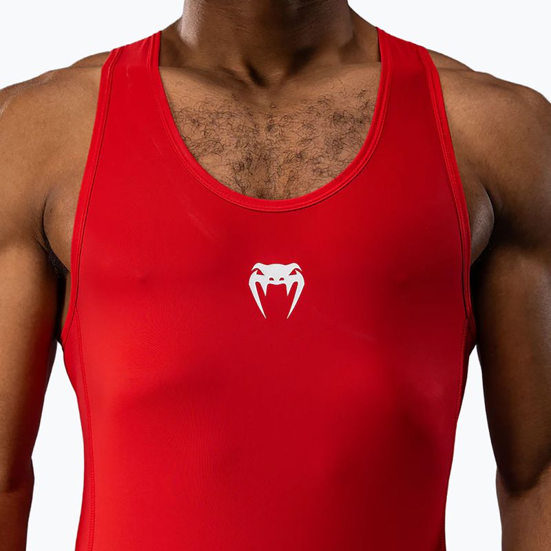 Férfi overál Venum Challenger Wrestling Singlet red 5