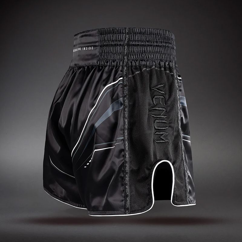 Férfi edző rövidnadrág Venum Streamline Muay Thai black/white 4