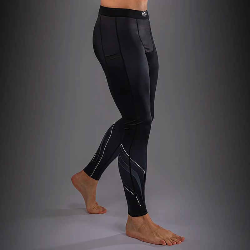 Férfi edzőleggingsek Venum Streamline Spats black/white 4