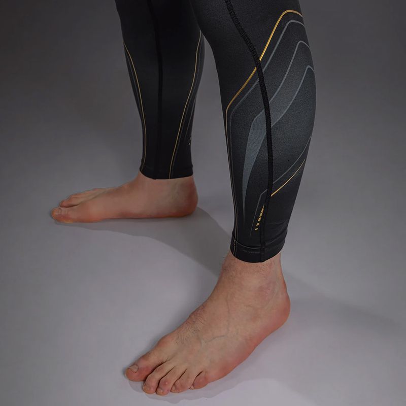 Férfi edzőleggingsek Venum Streamline Spats black/gold 6