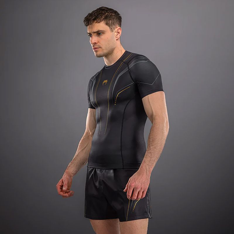 Férfi rashguard Venum Streamline black/gold 3