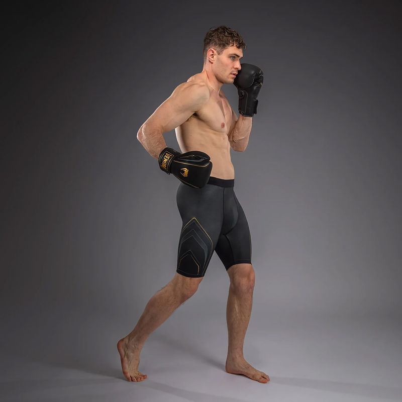 Férfi edző rövidnadrág Venum Streamline Vale Tudo black/gold 2