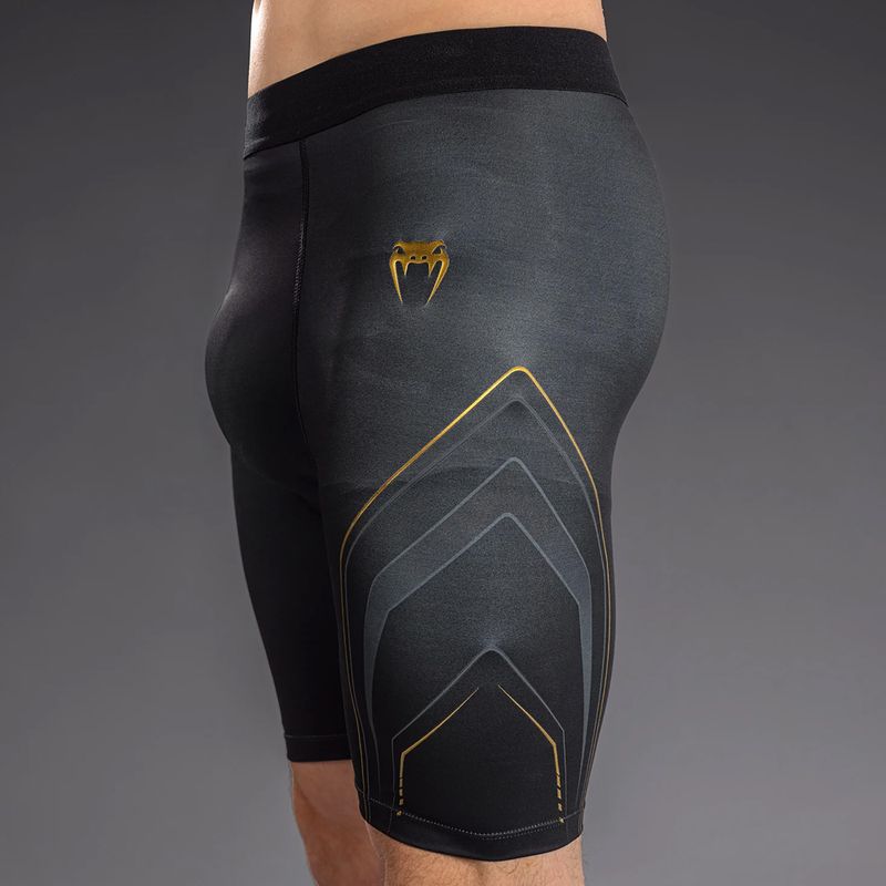 Férfi edző rövidnadrág Venum Streamline Vale Tudo black/gold 5