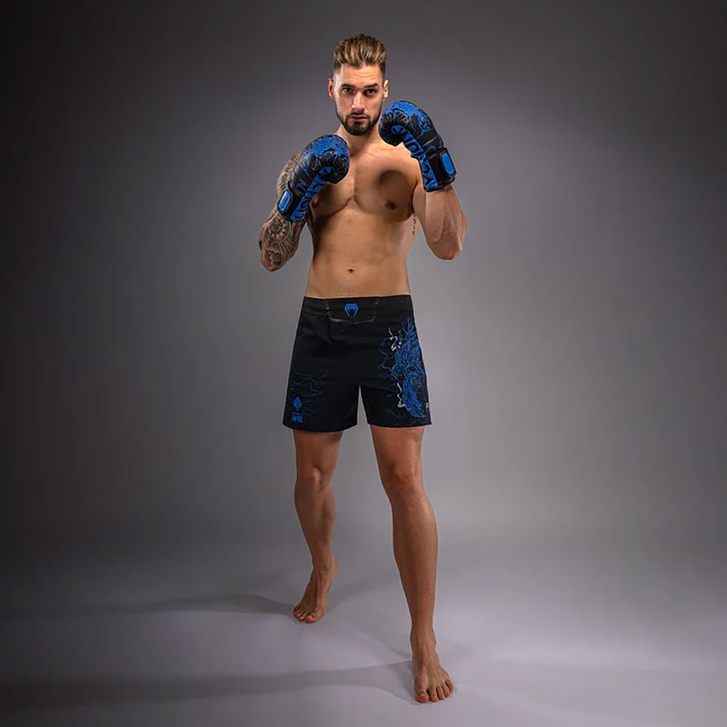 Férfi edző rövidnadrág Venum Thunder Dragon Black/Royal Blue 2