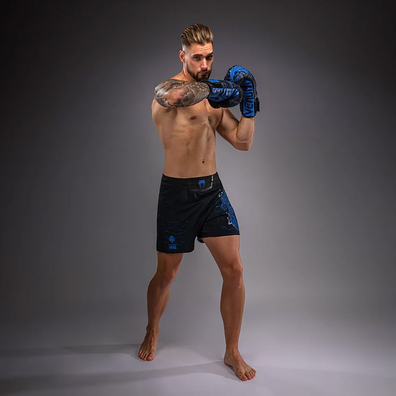 Férfi edző rövidnadrág Venum Thunder Dragon Black/Royal Blue 4